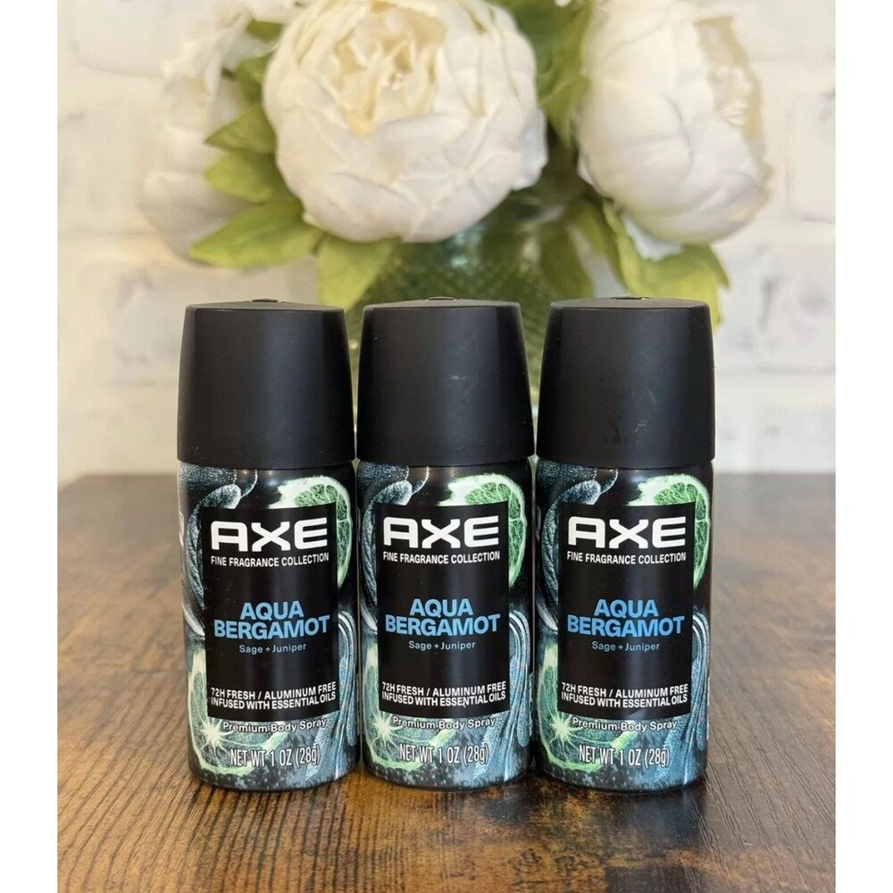 Axe Aqua Bergamot Travel Size 3-Pack